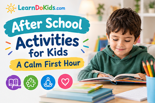 After School Activities for Kids: A Calm First Hour
