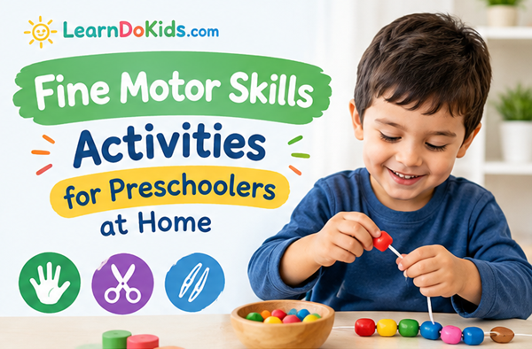 Fine Motor Skills Activities for Preschoolers at Home